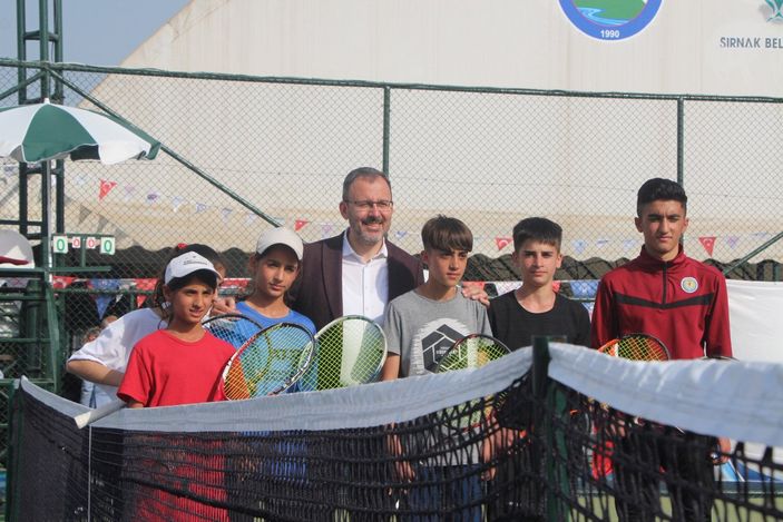 d Cudi Cup Uluslararası Tenis Turnuvası başladı