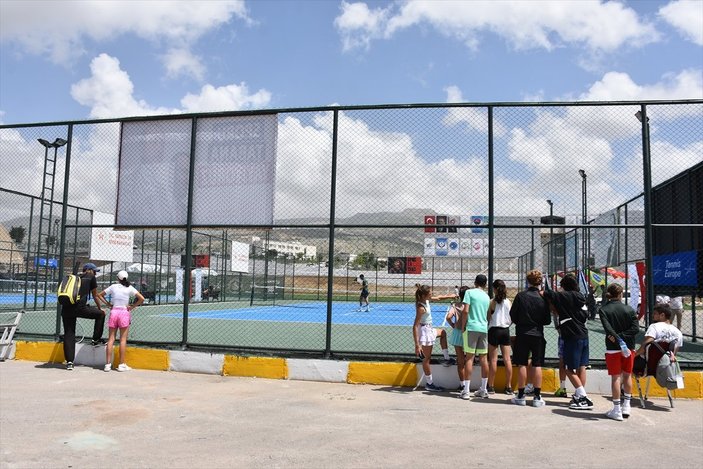 Cudi Cup Uluslararası Tenis Turnuvası başladı