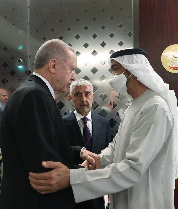 Cumhurbaşkanı Erdoğan Muhammed bin Zayed ile görüştü