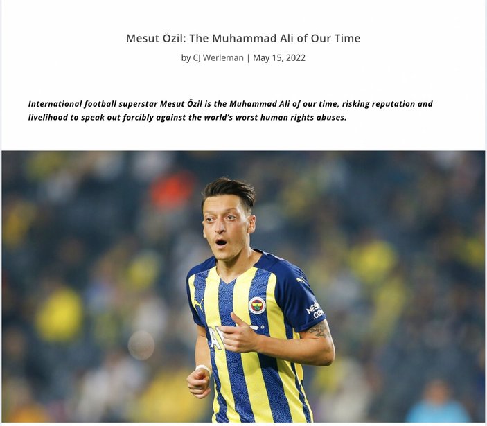 Arap basınından Mesut Özil'e övgü