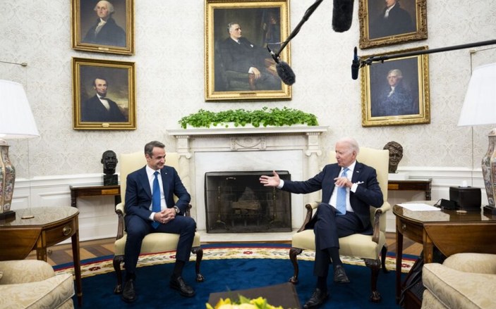 Joe Biden ile Kiryakos Miçotakis arasındaki görüşmenin içeriği belli oldu