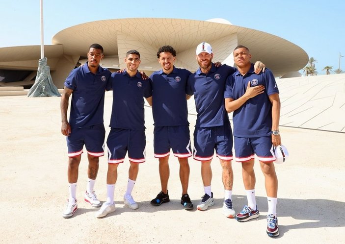 PSG, ekipçe Katar'da
