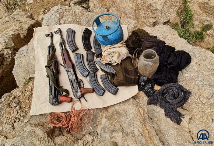 Van'da, PKK/KCK'ya ait mühimmat ele geçirildi
