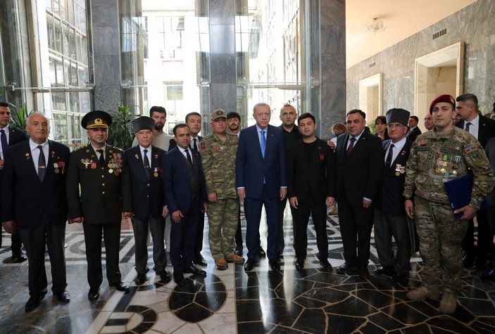 Gazilerden Cumhurbaşkanı Erdoğan’a ziyaret
