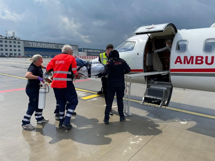 Ambulans uçak, Çekya'da rahatsızlanan Türk öğrenci için havalandı
