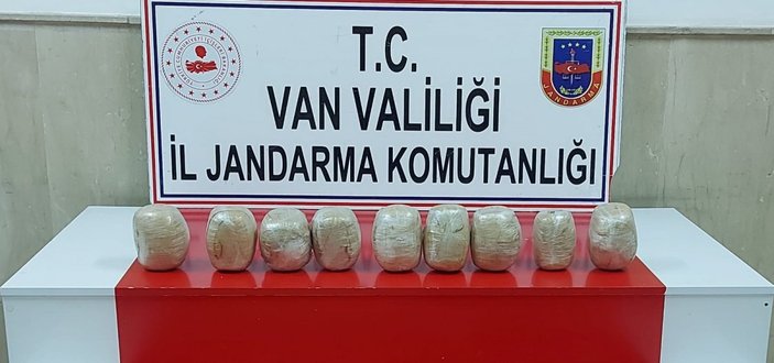 Van'da kırsal alanda 10 kilo uyuşturucu madde bulundu