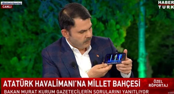 Murat Kurum'dan Atatürk Havalimanı'na yapılan Millet Bahçesi eleştirilerine yanıt