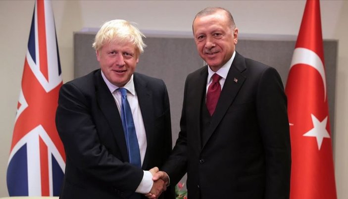 Cumhurbaşkanı Erdoğan, Boris Johnson ile görüştü