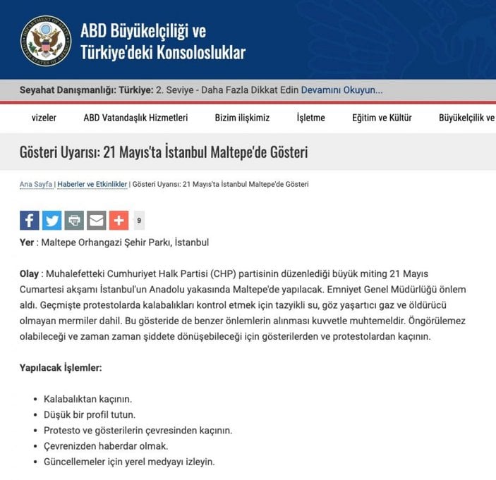 ABD Büyükelçisi Jeff Flake, Dışişleri Bakanlığı'na çağrıldı