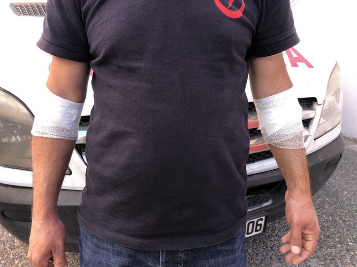 Gaziantep'te hastanede bıçaklı saldırı