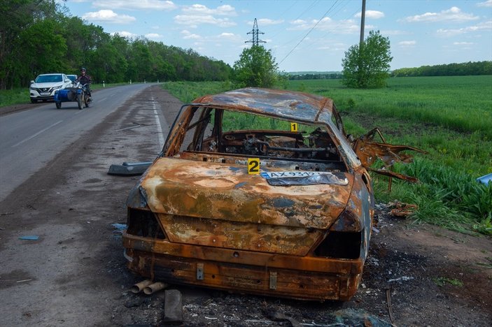 Ukrayna'da öldürülen sivilin cesedi bulundu