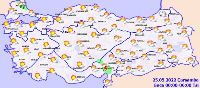 Meteoroloji'den yeni hava durumu raporu! Gece yağmur, sabah güneş.. İstanbul'un kafası karışık