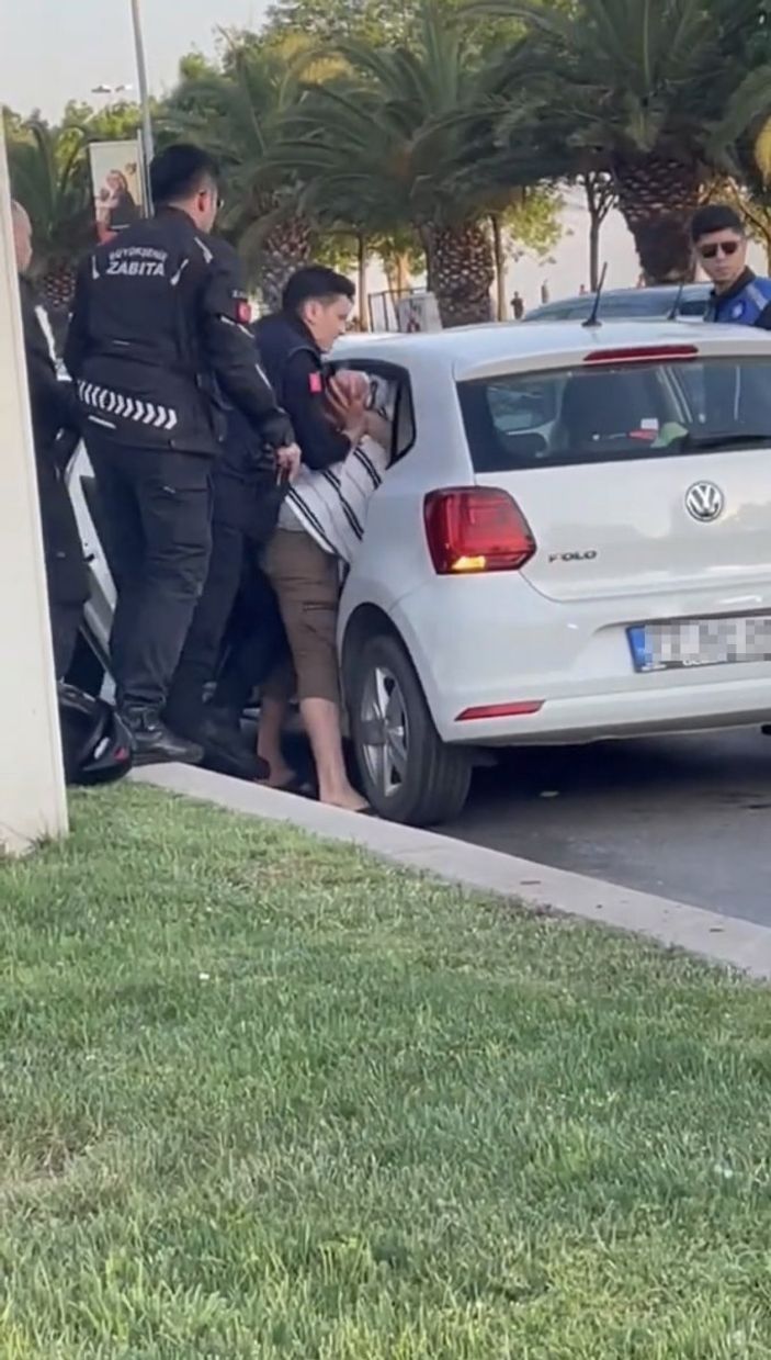 i Maltepe’de zabıta ile sürücü kavgası