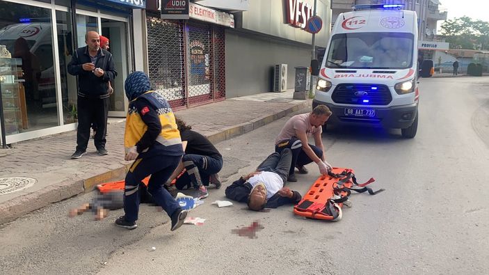 i Aksaray'da eşini bıçaklayan şahıs, çocuklarını balkondan attı