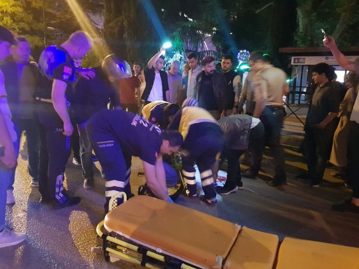 Bursa'da otomobil sürücüsü engelliye çarpıp kaçtı