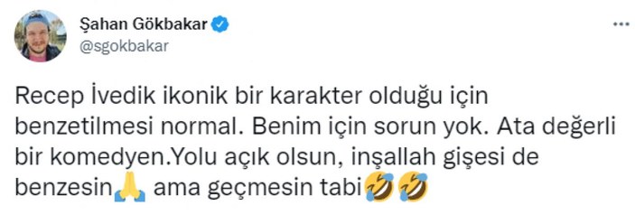 Şahan Gökbakar'dan Ata Demirer'in filmine Recep İvedik göndermesi: Gişesi benzesin ama geçmesin