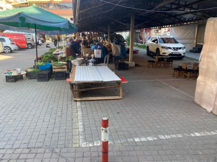 Zonguldak'taki pazarcılardan bakımsızlık tepkisi