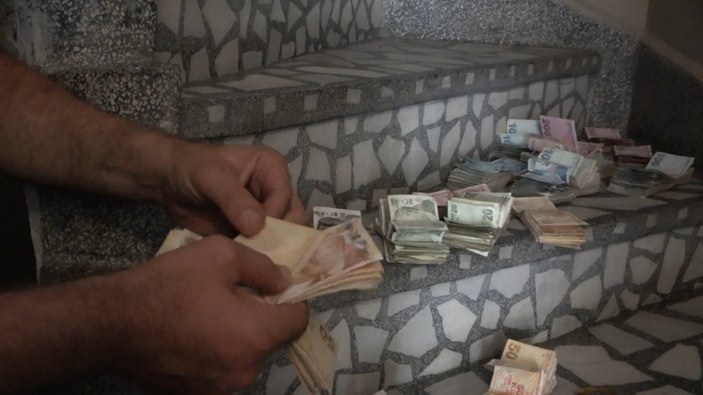 Bursa’da çöp evden 200 bin liradan fazla para çıktı