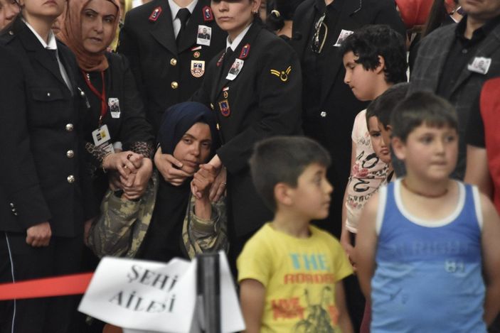 Şehit Hasan Çatal'a veda