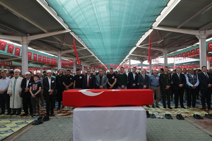Şehit Hasan Çatal'a veda