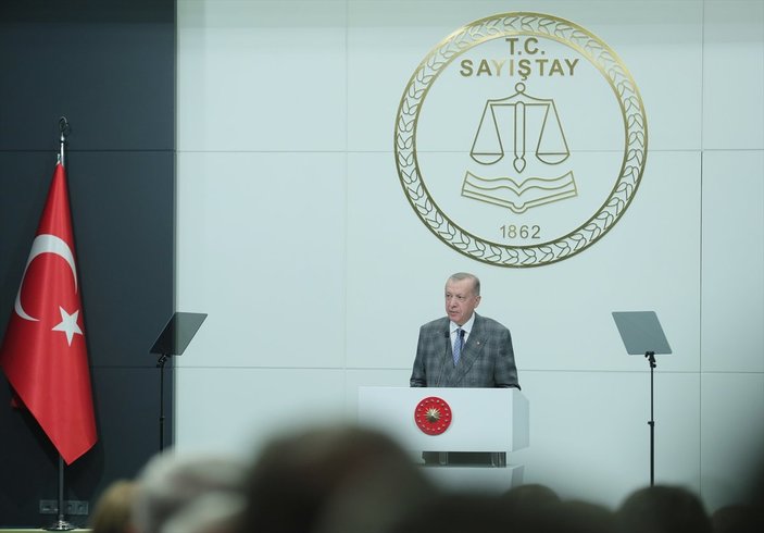 Cumhurbaşkanı Erdoğan'ın, Sayıştay programındaki konuşması