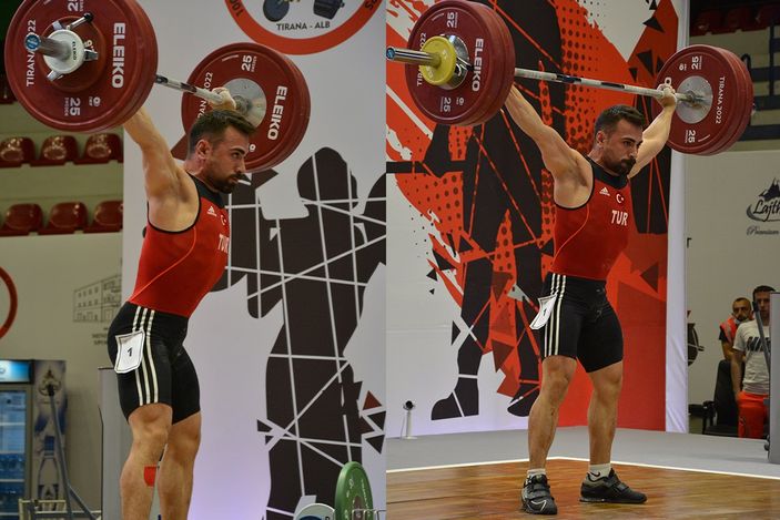 Avrupa Halter Şampiyonası Ferdi Hardal'dan bronz madalya