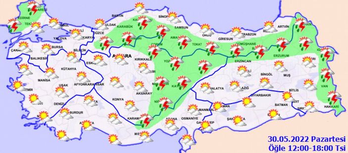 Meteoroloji'den yeni hava durumu raporu! Sıcaklıklar artıyor, rüzgarı daha çok bekleriz..
