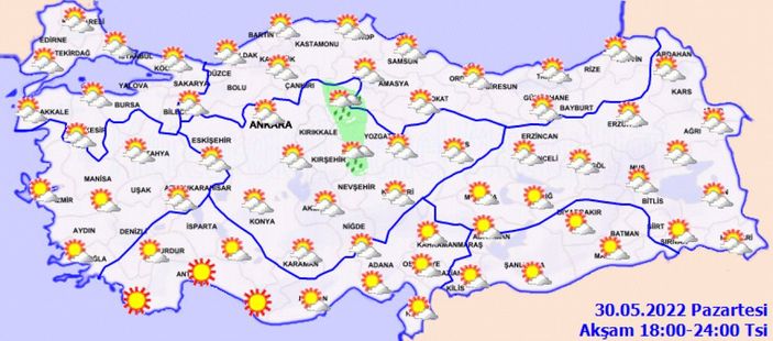 Meteoroloji'den yeni hava durumu raporu! Sıcaklıklar artıyor, rüzgarı daha çok bekleriz..