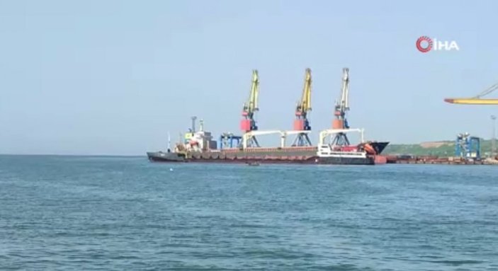 Mariupol’den ilk kuru yük gemisi Rusya’ya doğru yola çıktı