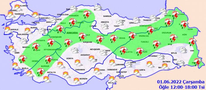 Meteoroloji'den yeni hava durumu raporu!