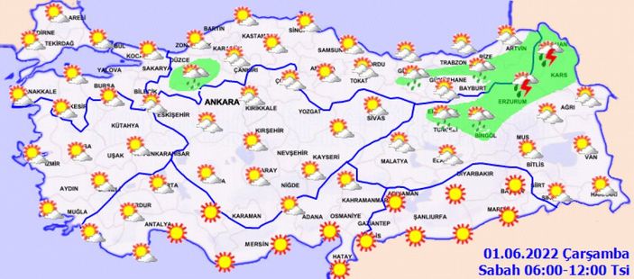 Meteoroloji'den yeni hava durumu raporu!