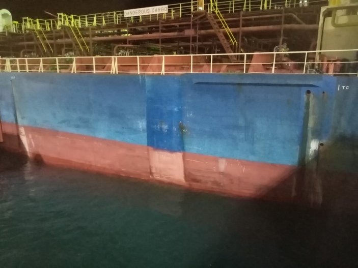 Marmara Denizi'ni kirleten gemiye 19 milyon lira ceza