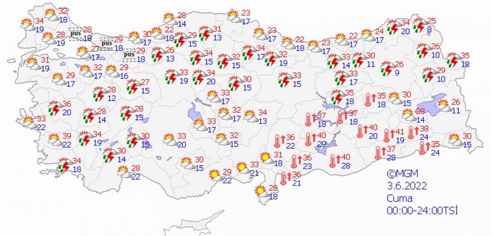 Ankara Valiliğinden kuvvetli sağanak yağış uyarısı