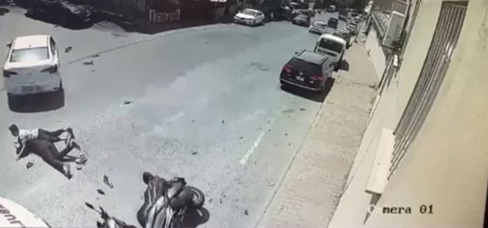 i Sarıyer'de ambulans şoförü direksiyonu kırdı, faciadan kıl payı dönüldü