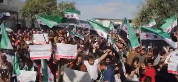 Tel Rıfatlılar topraklarına yuvalanan YPG/PKK’yı protesto etti