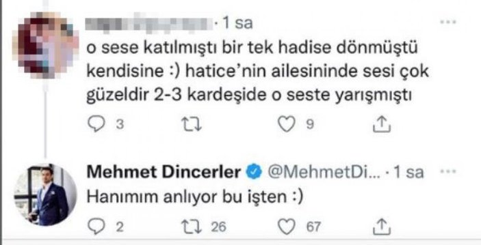 Mehmet Dinçerler, eşi Hadise'yi övdü