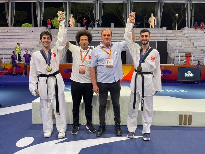 Hakan Reçber, Taekwondo Grand Prix’inde altın madalya kazandı