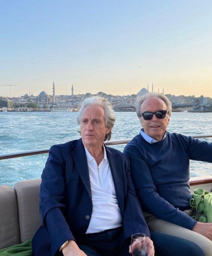 Jorge Jesus, İstanbul Boğazı'nı gezdi