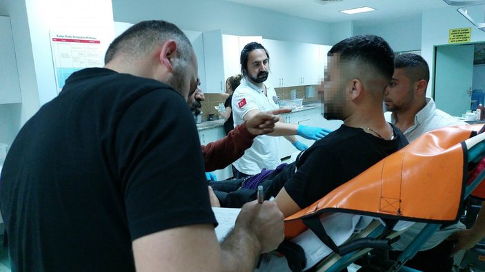 Samsun'da silahlı saldırıya uğrayan pazarcı hastanelik oldu