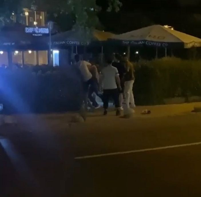 İstanbul'da tekmeli yumruklu kavga