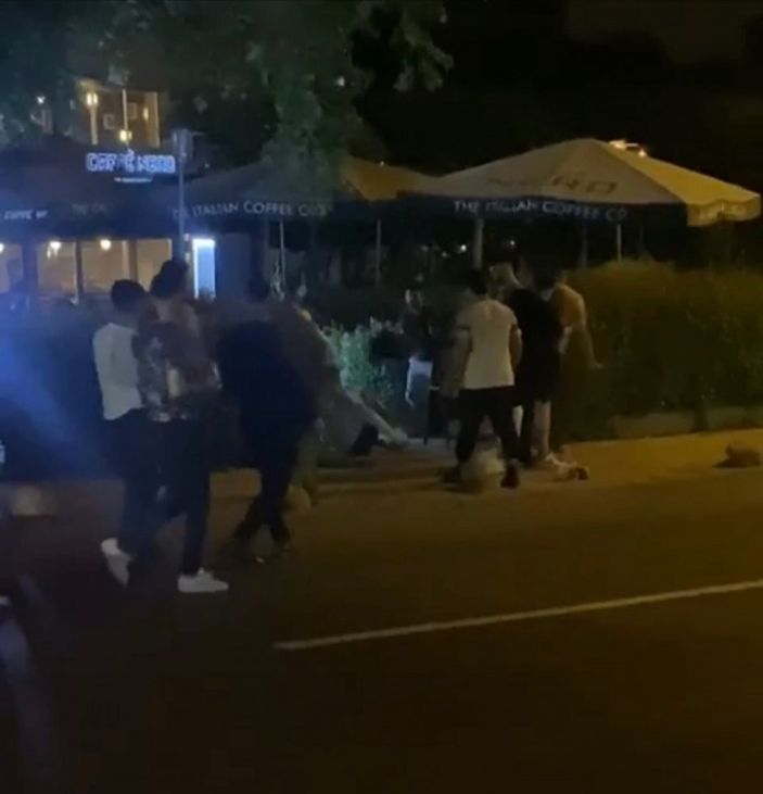 İstanbul'da tekmeli yumruklu kavga