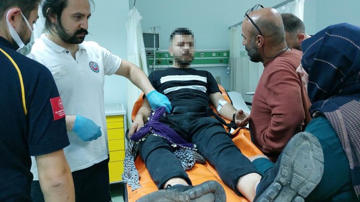 Samsun'da silahlı saldırıya uğrayan pazarcı hastanelik oldu
