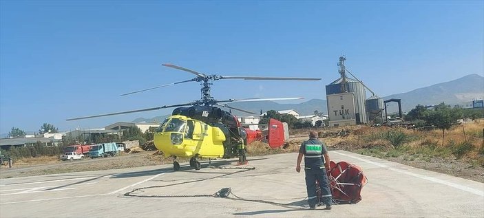 Türkiye, KKTC'ye yangın söndürme helikopteri gönderdi