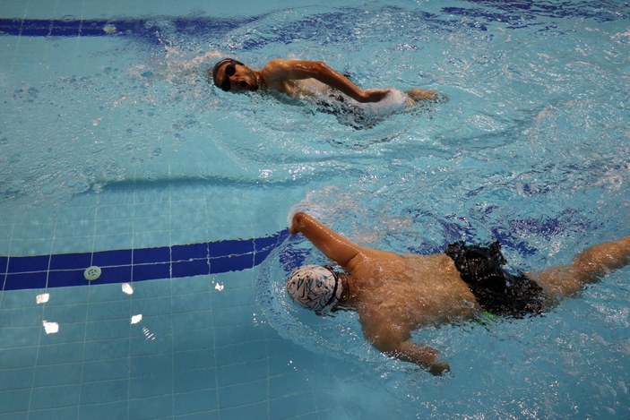 Engelli yüzücü Muhammet Enes, 6 stilde altın madalya kazandı