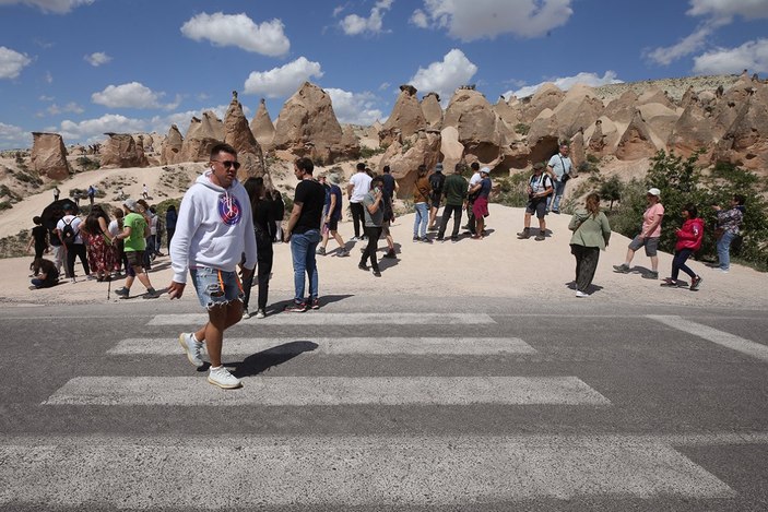 Kapadokya'yı yılın ilk 5 ayında 1 milyondan fazla turist gezdi