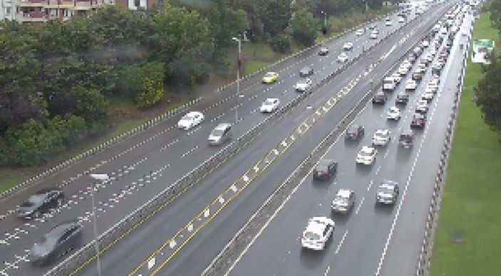 İstanbul'da trafik yoğunluğu
