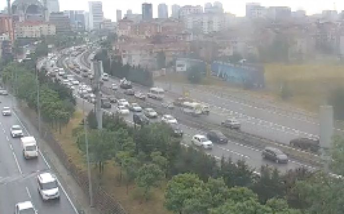 İstanbul'da trafik yoğunluğu