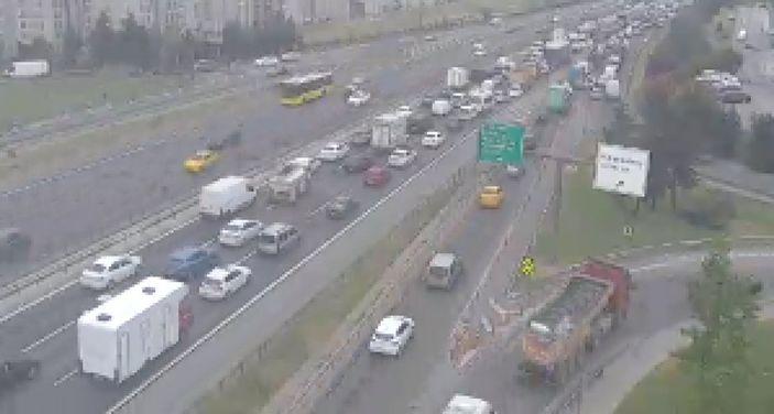 İstanbul'da trafik yoğunluğu