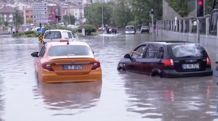 Ankara'da aracından bardakla su boşaltan sürücü konuştu