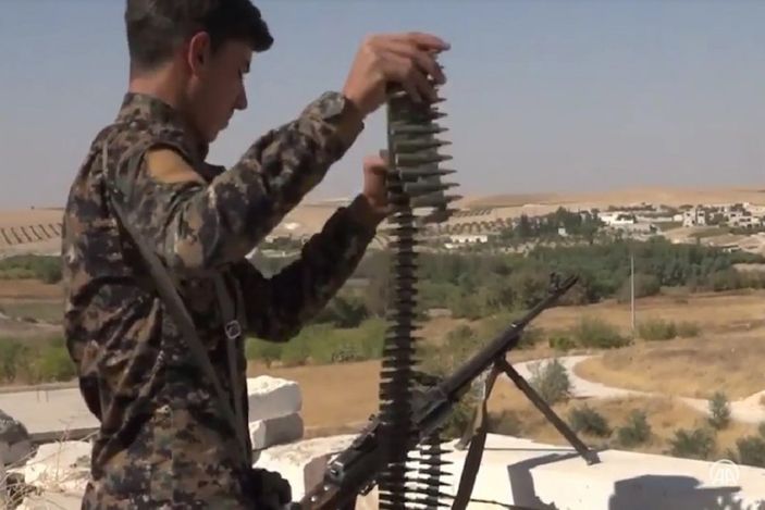 Münbiç'teki teröristler ABD yapımı tanksavar kullanıyor